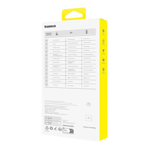 Sapphire Tempered Glass Baseus 0.3mm for iPhone 15 - Image 5