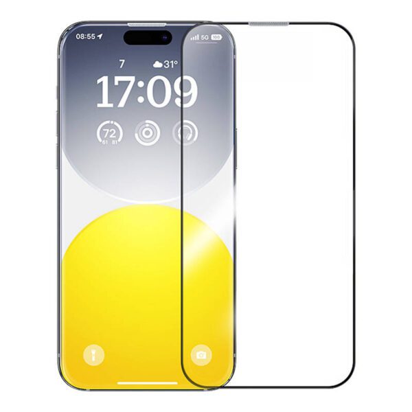Sapphire Tempered Glass Baseus 0.3mm for iPhone 15 ProMax - Image 2