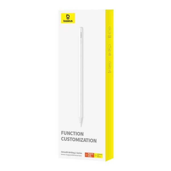 Active, multifunctional stylus Baseus Smooth Writing Series with wireless charging, USB-C (White) - Image 5