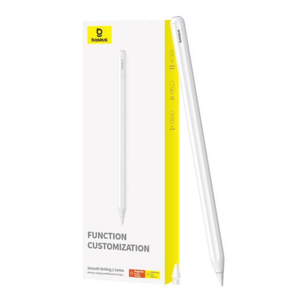 Active, multifunctional stylus Baseus Smooth Writing Series with wireless charging, USB-C (White) - Image 7