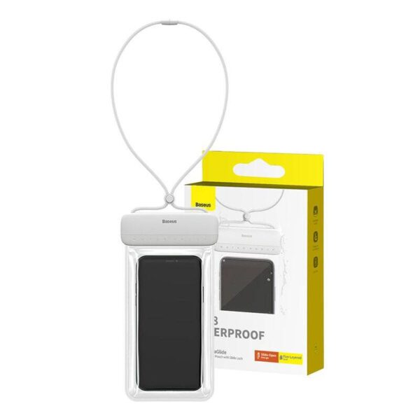 Waterproof phone case Baseus AquaGlide (white) - Image 14