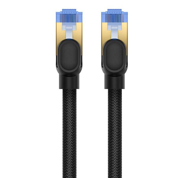 Braided network cable cat.7 Baseus Ethernet RJ45, 10Gbps, 10m (black) - Image 4