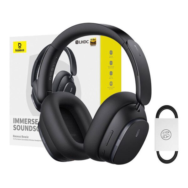 Baseus Bowie H1 Wireless Headphones Bluetooth 5.2 (black) - Image 10
