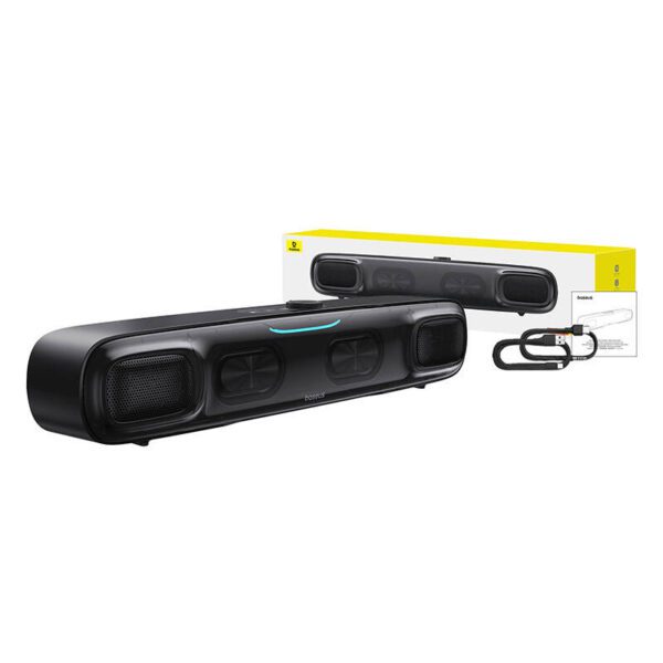 Mini Soundbar Baseus AeQur DS10 with battery (black) - Image 10