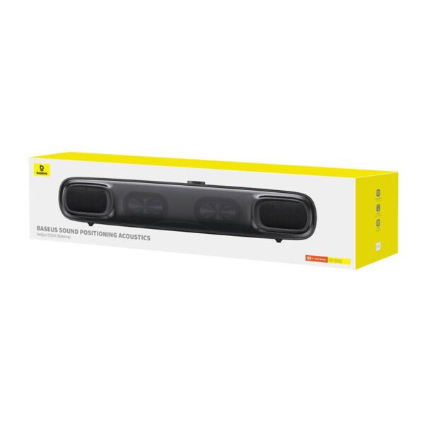 Mini Soundbar Baseus AeQur DS10 with battery (black) - Image 8