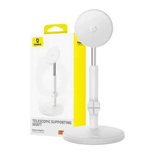Magnetic Desktop Phone Stand Baseus MagPro (white) - Image 8