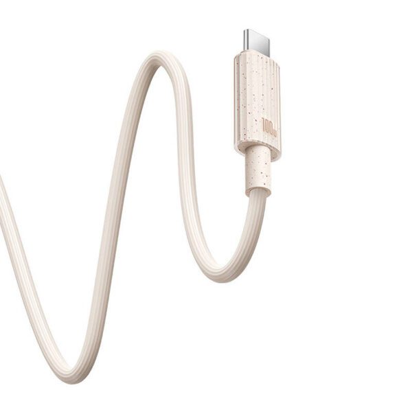 Fast Charging cable Baseus USB to USB-C Habitat Series 1m 100W (pink) - Image 6