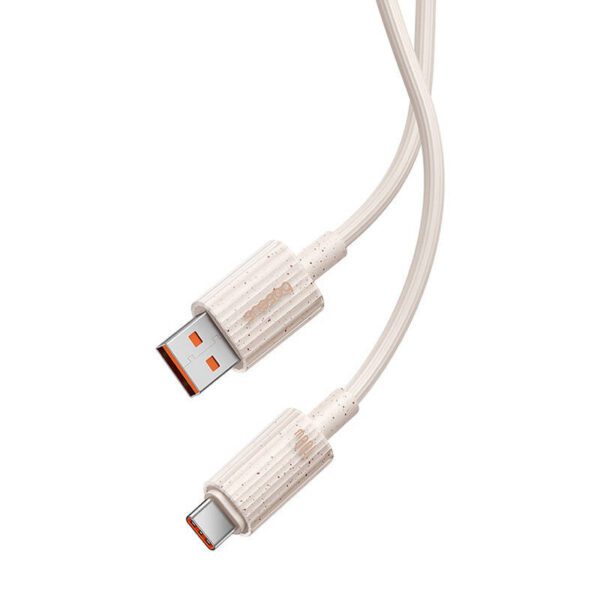 Fast Charging cable Baseus USB to USB-C Habitat Series 1m 100W (pink) - Image 4