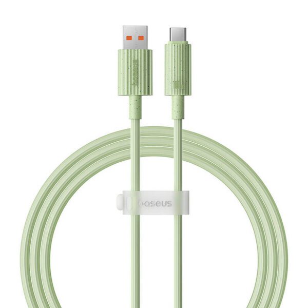 Fast Charging cable Baseus USB to USB-C Habitat Series 1m 100W (green) - Image 2