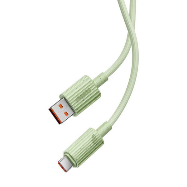 Fast Charging cable Baseus USB to USB-C Habitat Series 2m 100W (green) - Image 4