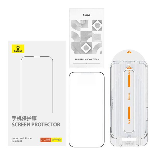 Tempered Glass Baseus Crystalline Anti-Glare iPhone12 ProMax - Image 3