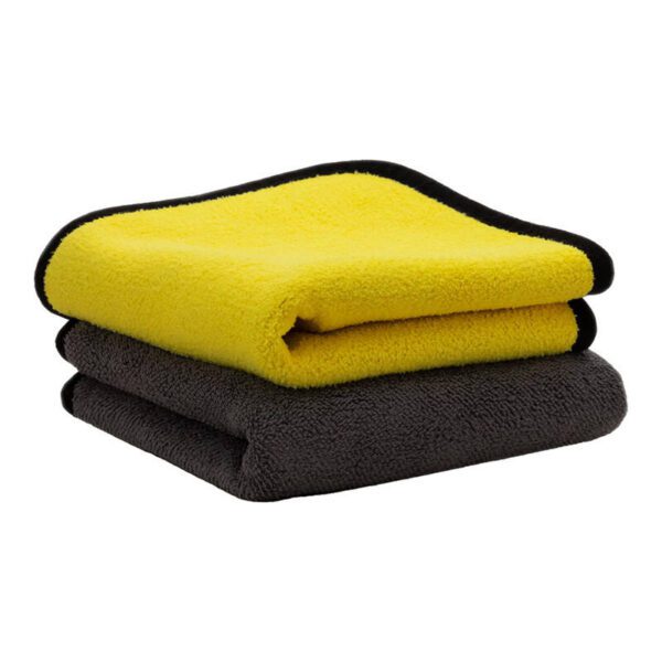 Car wash accessories set HOTO QWOGJ002 (PVC folding bucket, car sponge and towel) - Image 3