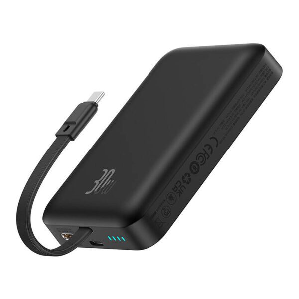 Powerbank Baseus Magnetic Mini 10000mAh, USB-C 30W MagSafe (black) - Image 3