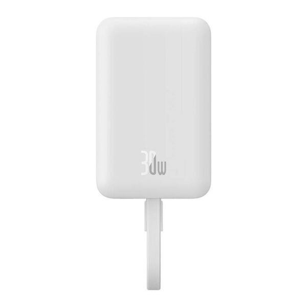 Powerbank Baseus Magnetic Mini 10000mAh, USB-C 30W MagSafe (white) - Image 2