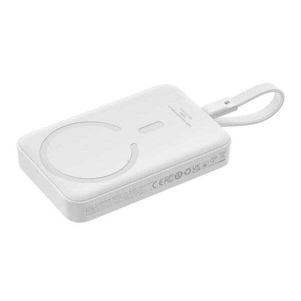 Powerbank Baseus Magnetic Mini 10000mAh, USB-C 30W MagSafe (white) - Image 7