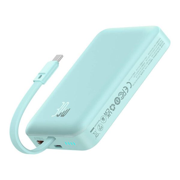 Powerbank Baseus Magnetic Mini 10000mAh, USB-C 30W MagSafe (blue) - Image 5