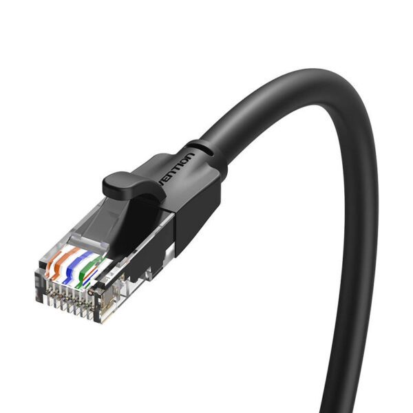 Kabel sieciowy UTP CAT6 Vention IBEBG RJ45 Ethernet 1000Mbps 1,5m czarny - Image 3