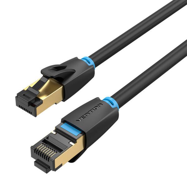 Network Cable CAT8 SFTP Vention IKABJ RJ45 Ethernet 40Gbps 5m Black - Image 4
