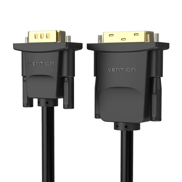 DVI (24+1) to VGA Cable Vention EABBG 1,5m, 1080P 60Hz (black) - Image 2