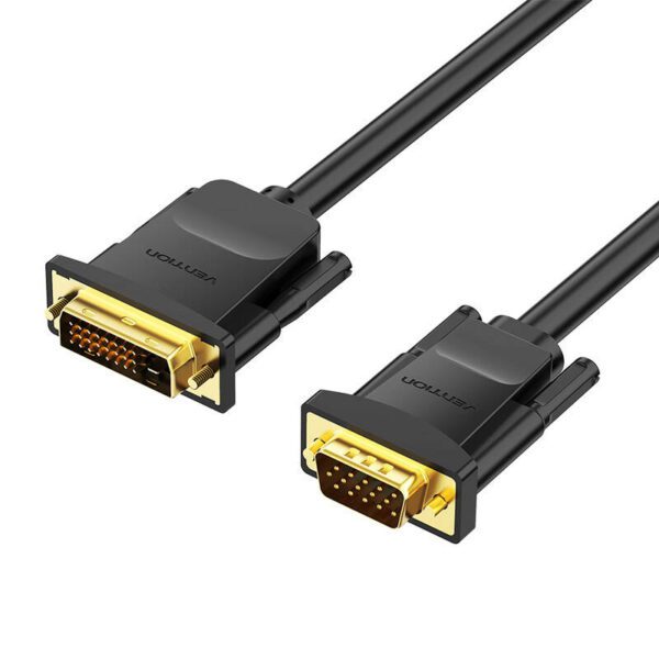 DVI (24+1) to VGA Cable Vention EABBG 1,5m, 1080P 60Hz (black) - Image 3