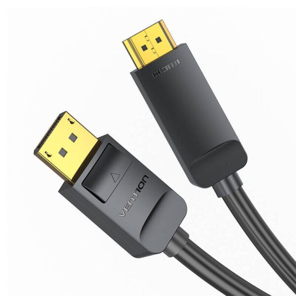 DisplayPort 1.2 to HDMI 1.4 Cable Vention HAGBI 3m, 4K 30Hz (Black) - Image 5