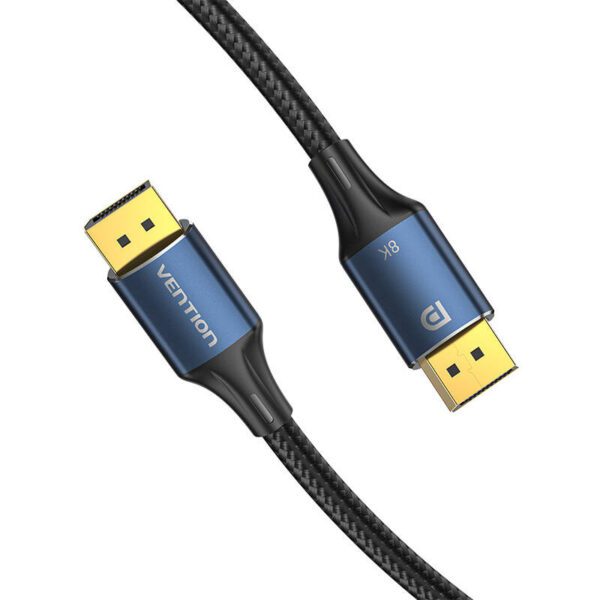 DisplayPort 1.4 Cable Vention HCELH 2m, 8K 60Hz/ 4K 120Hz (blue) - Image 3
