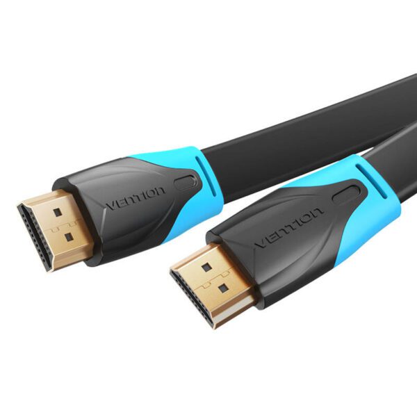 Flat HDMI Cable Vention VAA-B02-L500 5m 4K 60Hz (Black) - Image 3