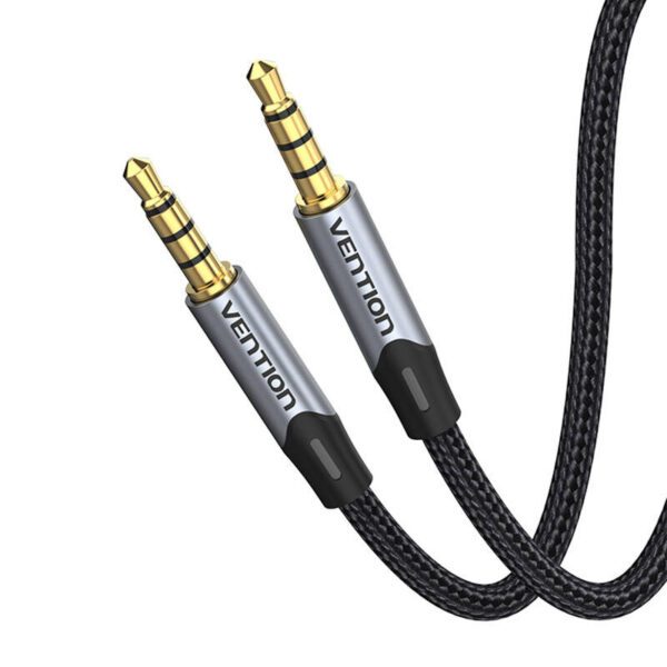 Cable Audio TRRS 3.5mm mini jakc Vention BAQHF 1m Gray - Image 3