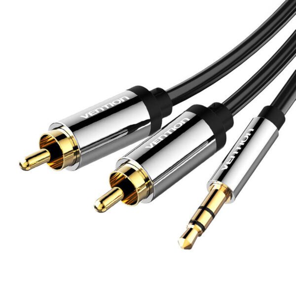 Cable Audio 3.5mm to 2x RCA Vention BCFBI 3m Black - Image 2