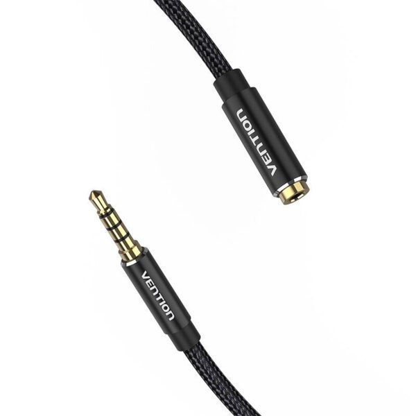 Cable Audio TRRS 3.5mm Male to 3.5mm Female Vention BHCBJ 5m Black - Image 3