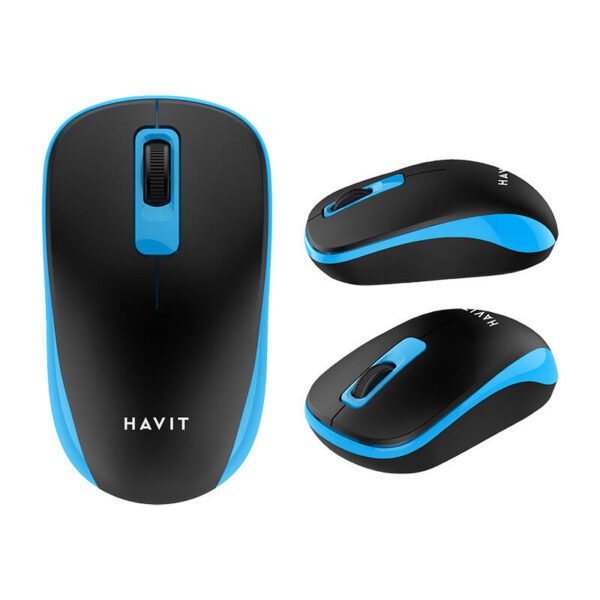 Wireless mouse Havit  MS626GT (black and blue) - Image 6