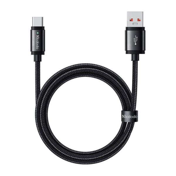 Cable USB-A to USB-C Mcdodo CA-4730, 120W, 1,5m (black) - Image 3