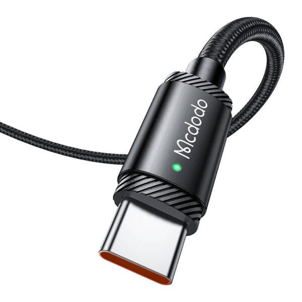 Cable USB-A to USB-C Mcdodo CA-4730, 120W, 1,5m (black) - Image 6