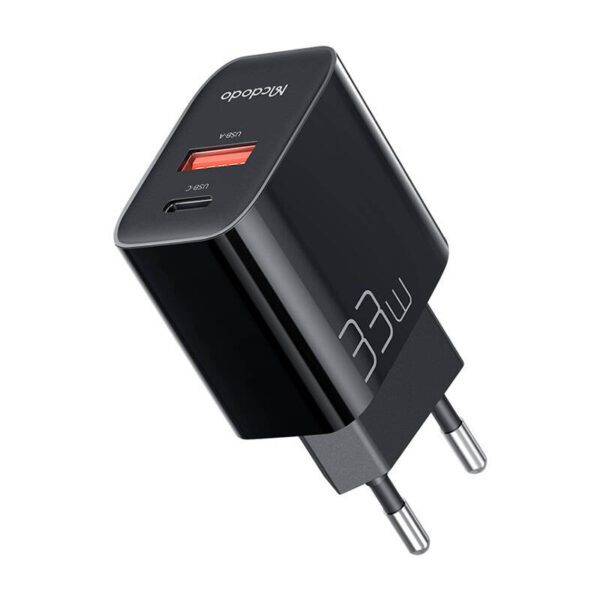 Charger GaN 33W Mcdodo CH-0921 USB-C, USB-A (black) - Image 2