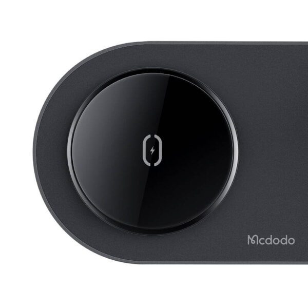 Wireless Charger Mcdodo CH-7061 3 in 1 15W (mobile/TWS/Apple watch) (black) - Image 4