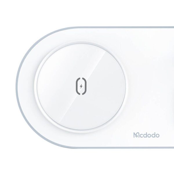 Wireless Charger Mcdodo CH-7060 3 in 1 15W (mobile/TWS/Apple watch) (white) - Image 4