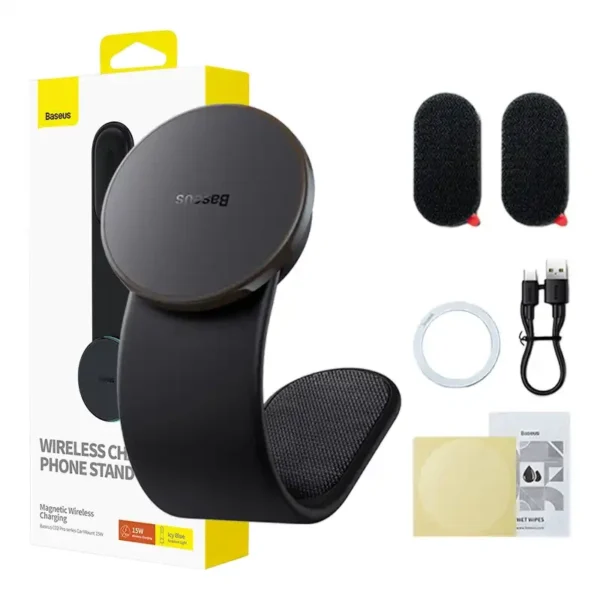 Wireless Charging Car Mount Baseus C02 Pro Series - Image 9