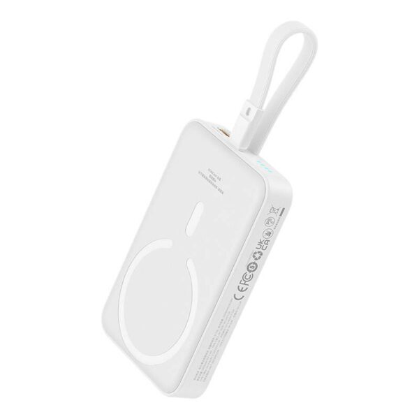 Powerbank Baseus Magnetic Mini 10000mAh, Lightning 20W MagSafe (white) - Image 5