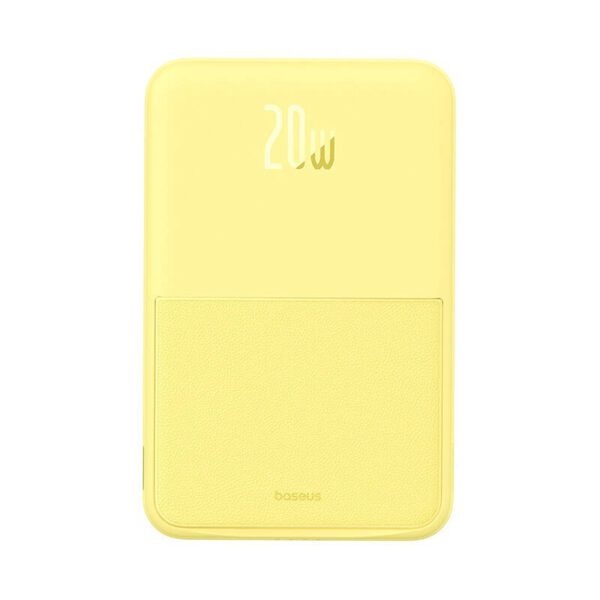 Powerbank Baseus MagPro Magnetic 5000mAh 20W, MagSafe (yellow) - Image 3