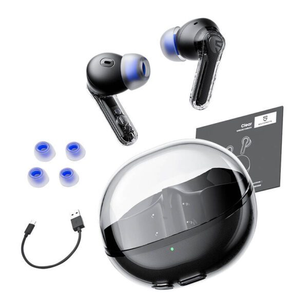 Earphones Soundpeats Clear (black) - Image 6