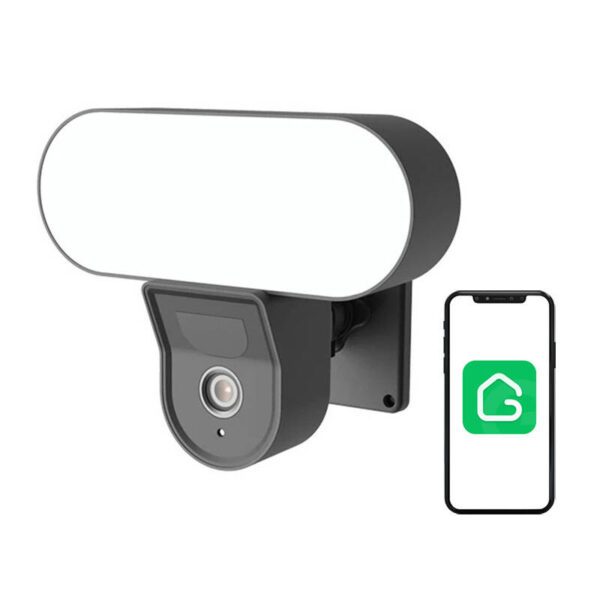 Smart outdoor WiFi camera with Gosund IPC3 floodlight, IP65 Tuya - Image 5
