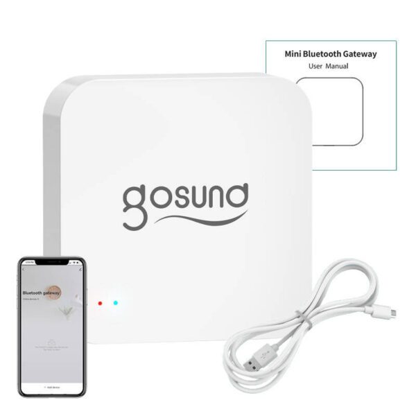 Smart Bluetooth BLE, WiFi Mesh Gateway with Alarm Gosund G2 Tuya - Image 4