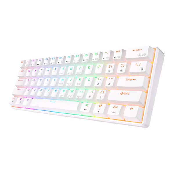 Mechanical keyboard Royal Kludge RK61 RGB, brown switch (white) - Image 3