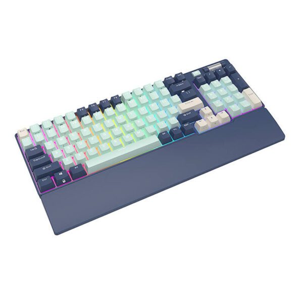Mechanical keyboard Royal Kludge RK96 RGB, brown switch (blue) - Image 7