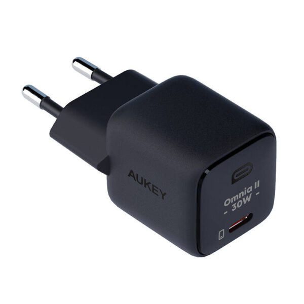 Wall Charger Aukey PA-B1L,USB-C, 30W (black) - Image 2