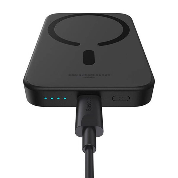 Mini Wireless PowerBank 20W Baseus (black) - Image 8