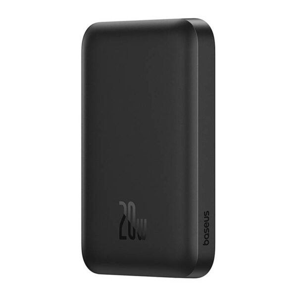 Mini Wireless PowerBank 20W Baseus (black) - Image 3
