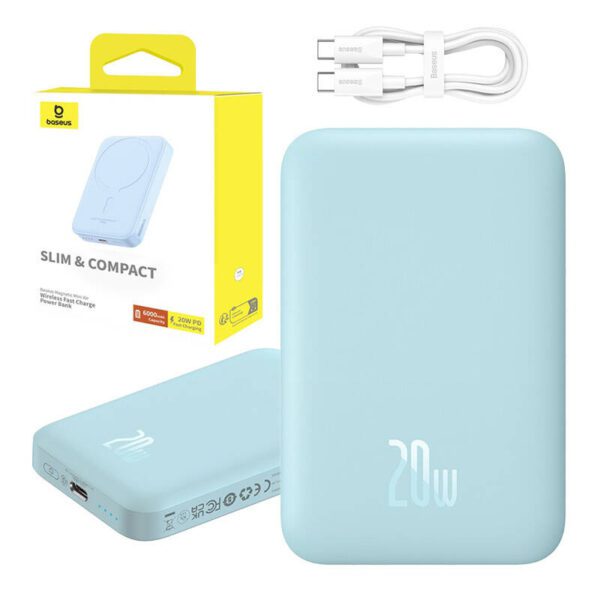 Powerbank mini Baseus 6000 mAh 20W (blue) - Image 12