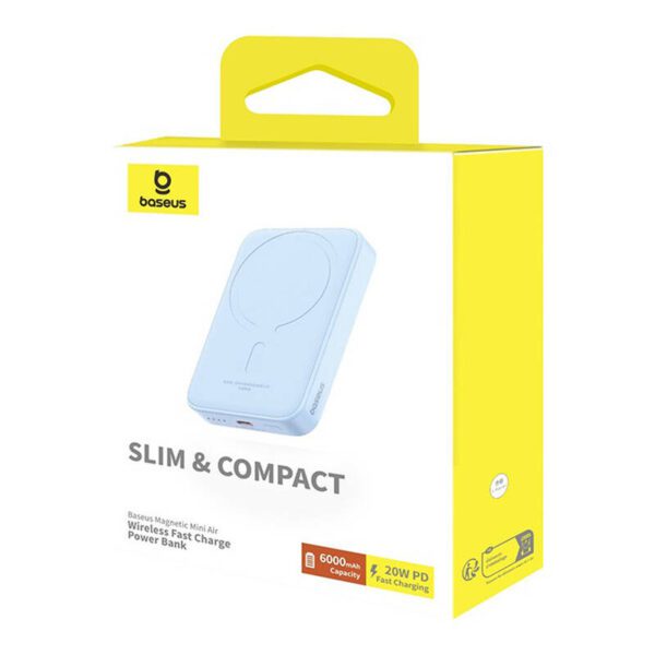 Powerbank mini Baseus 6000 mAh 20W (blue) - Image 10