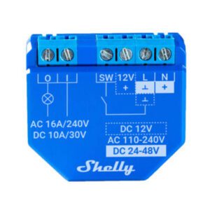 Shelly Plus 1 potential-free Relay, WiFi/Bluetooth